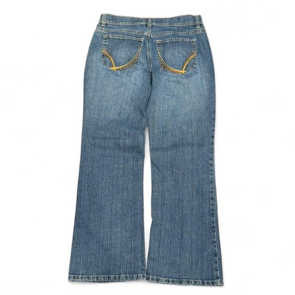 Y2K Penmans Faded Embroidered High Rise Bootcut Jeans